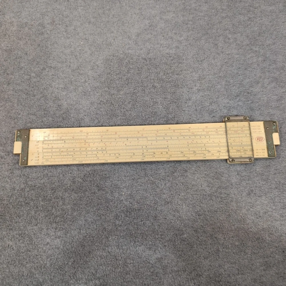 Frederick Post Co Versalog Slide Rule Cat No 1460 Vintage Engineering Math Tool - Picture 2 of 7
